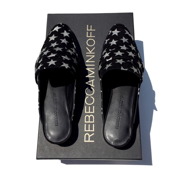 2 x 🎉Host Pick🎉 Rebecca Minkoff Suede Star Slip ons - Picture 4 of 8